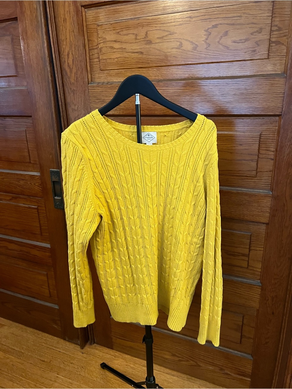 Yellow Cable-Knit Sweater - St. John’s Bay JcPenney